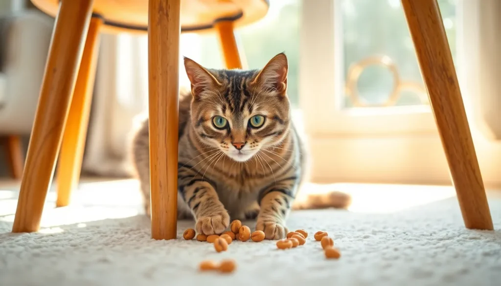 why do cats bury their food