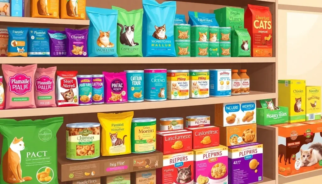 types of cat food