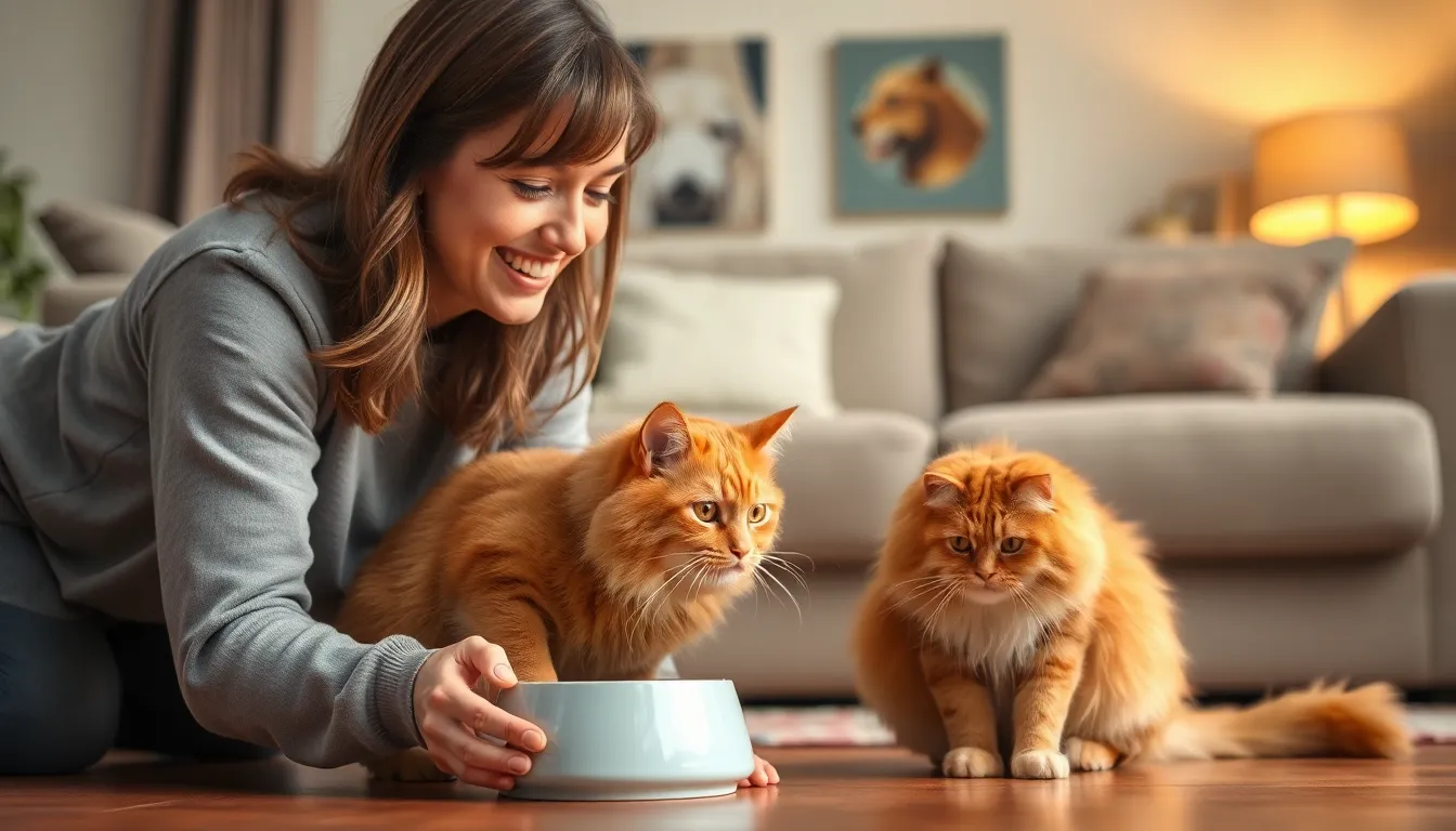 how to feed a cat