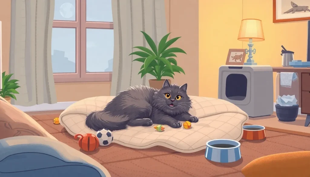 cat overnight care