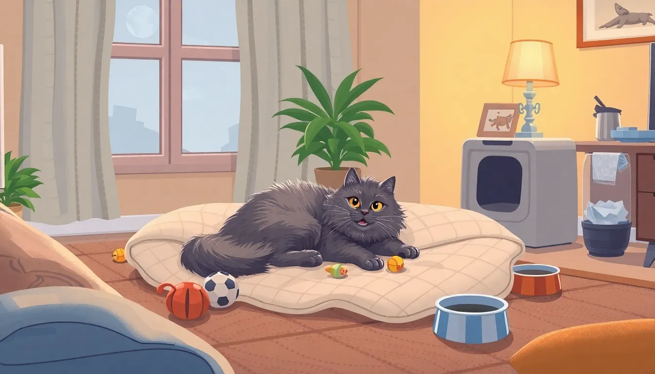 cat overnight care