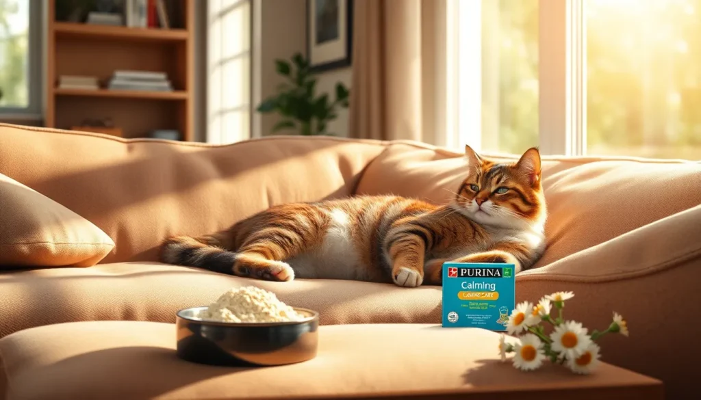 purina calming care cat