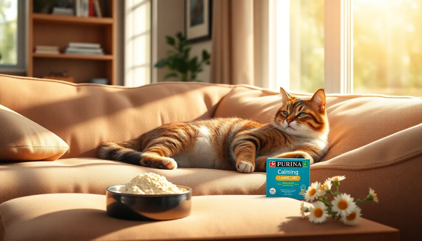 purina calming care cat
