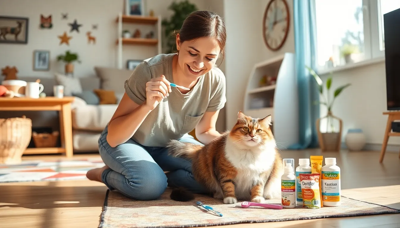 cat dental care products