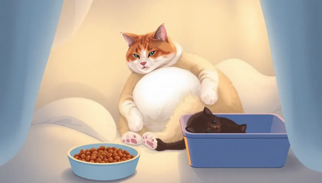 how to take care of a pregnant cat