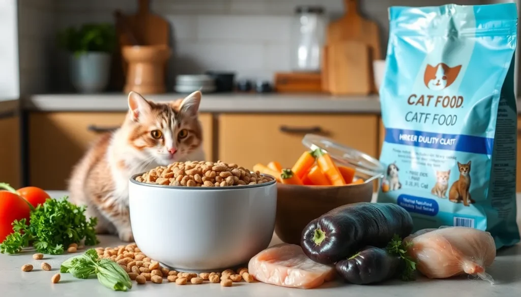 what is in cat food
